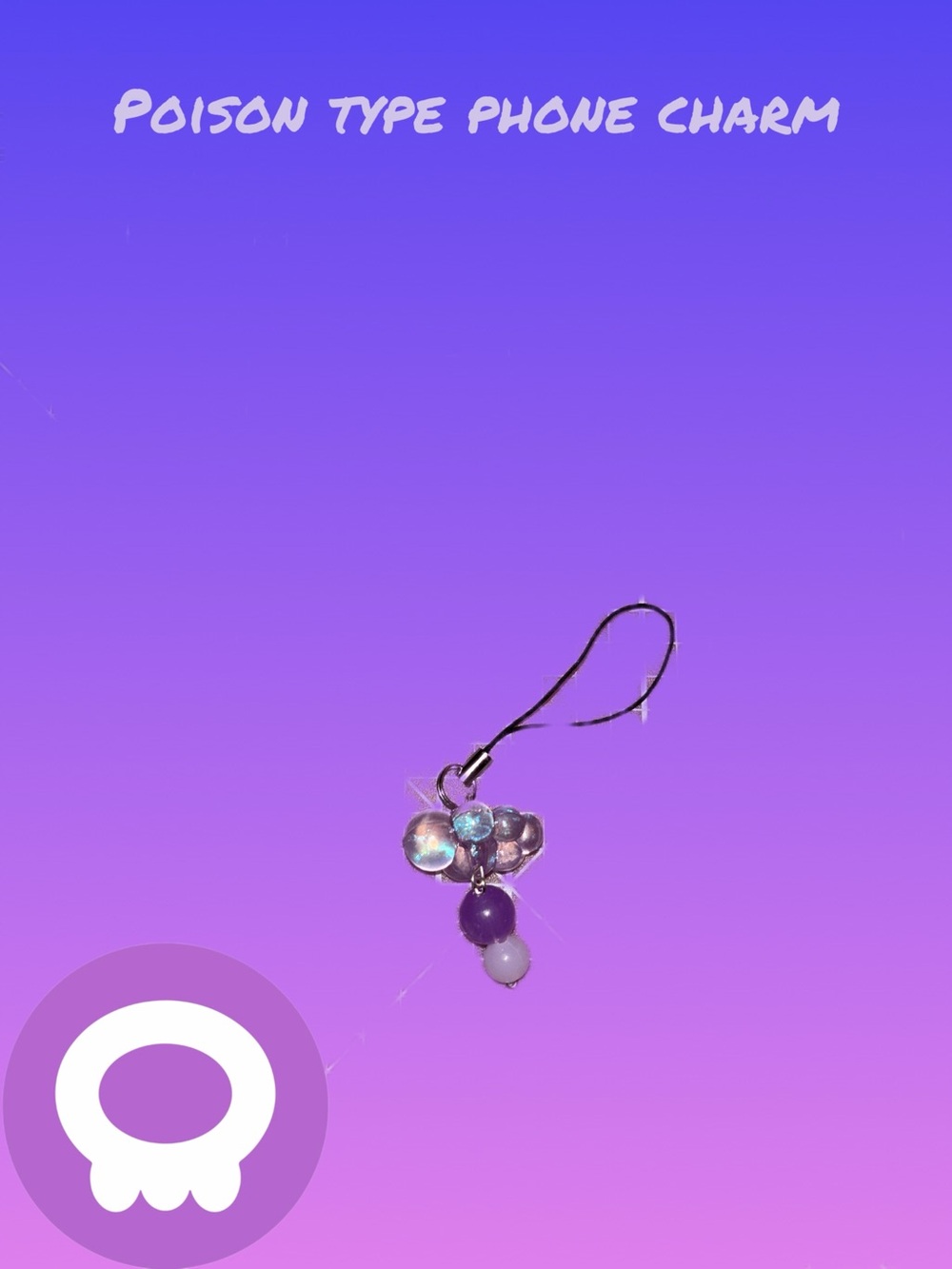 Handmade Poison Type Phone Charm